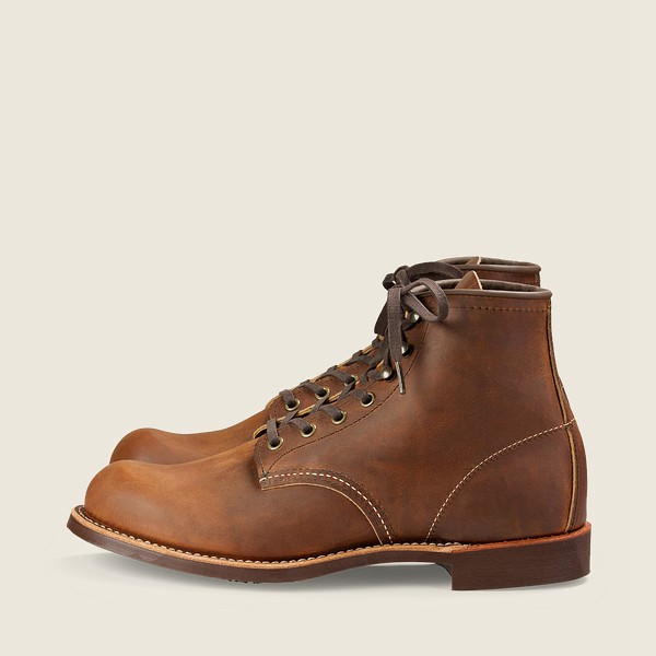 Red Wing Mens Blacksmith - 6-inchr Rough & Tough Leather - Heritage Boots Brown - 4527KNLJX